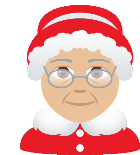 Mrs Claus Joypixels Sticker - Mrs Claus Joypixels Christmas Stickers