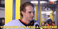 Troy Terry You Know Its Been A Long Trip GIF - Troy Terry You Know Its Been A Long Trip Anaheim Ducks GIFs
