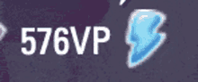 a purple background with a lightning bolt and the number 576vp