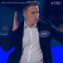 Running Family Feud Canada GIF - Running Family Feud Canada Here I Come GIFs