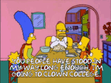 Clown College Homer Simpson GIF - Clown College Homer Simpson The Simpsons GIFs