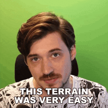 This Terrain Was Very Easy Aaron Brown GIF - This Terrain Was Very Easy Aaron Brown Bionicpig GIFs