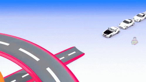 Cars Road GIF - Cars Road Whte Cars - Discover & Share GIFs