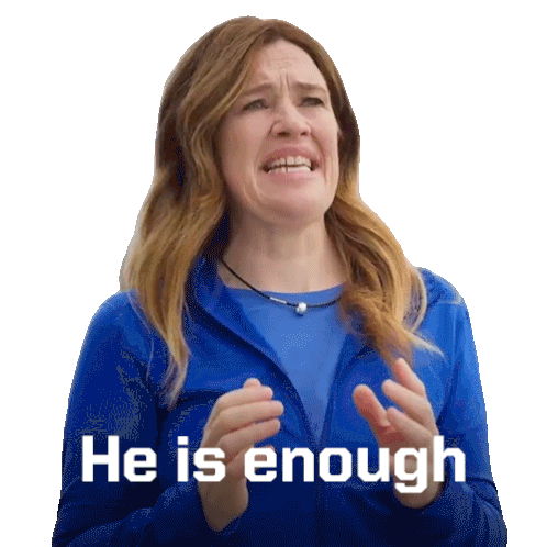 He Is Enough Clara Hughes Sticker - He Is Enough Clara Hughes Canadas Ultimate Challenge Stickers