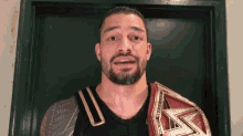 Roman Reigns Universal Title GIF - Roman Reigns Universal Title Universal Championship GIFs