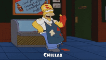 Homer Simpson Chill GIF