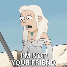 I'M Not Your Friend Bean GIF