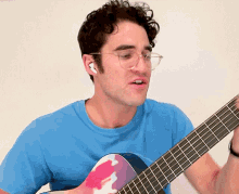 Darren Criss Singing GIF - Darren Criss Singing Guitar GIFs