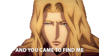 And You Came To Find Me Lisa Tepes Sticker - And You Came To Find Me Lisa Tepes Castlevania Stickers