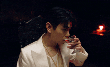 Eric Nam Disgusted Eric Nam Don’t Leave Yet GIF - Eric Nam Disgusted Eric Nam Don’t Leave Yet Eric Nam Drink GIFs