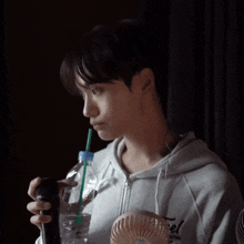 Tiot Junhyeon Sipping Water GIF - Tiot Junhyeon Sipping Water GIFs