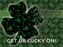 St Patricks Day Get Your Lucky On GIF