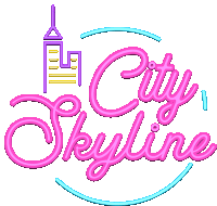 City Sky City Skyline Sticker - City Sky City Skyline Text Stickers