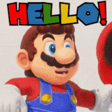 Mario Hello GIF - Mario Hello Mario Hello GIFs