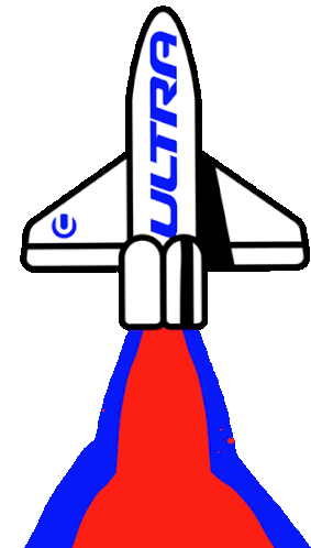 Rocket Ship Ultra Music Festival Sticker - Rocket Ship Ultra Music Festival Spaceship Stickers
