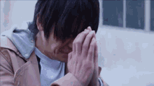 Kamen Rider Build Pray GIF - Kamen Rider Build Pray Crying GIFs