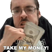 Take My Money Ricky Berwick Sticker - Take My Money Ricky Berwick Therickyberwick Stickers