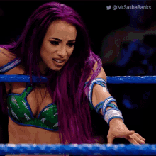 sasha banks tag me in reach out wwe raw