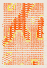 a colorful pattern with the letters x x x x x x x x x x