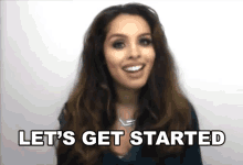 Alexandras Girly Talk Lets Get Started GIF - Alexandras Girly Talk Lets Get Started Smiling GIFs