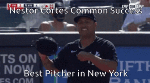 Nestor Cortes Yankees GIF - Nestor Cortes Yankees Jacob Degrom