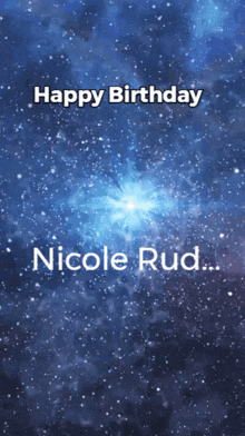 Happy Birthday Nicole Rud GIF - Happy Birthday Nicole Rud Happy Birthday Nicole GIFs