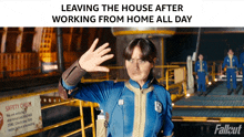 Leaving The House After Working From Home All Day Lucy Maclean GIF - Leaving The House After Working From Home All Day Lucy Maclean Fallout GIFs