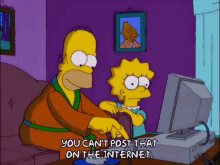 Homer Simpson Lisa Simpson GIF - Homer Simpson Lisa Simpson The Simpsons GIFs