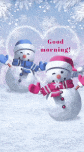 Good Morning Snowman GIF - Good Morning Snowman Winter GIFs