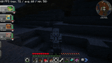 a screenshot of a minecraft game with a character named veezlea