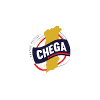 a logo for a company called chega with a map of portugal