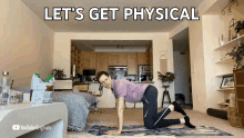 Lets Get Physical Hello2021a New Years Eve Celebration GIF - Lets Get Physical Hello2021a New Years Eve Celebration Stretching GIFs