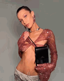 Bella Hadid Michael Kors GIF - Bella Hadid Michael Kors Model GIFs