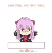 Virtual Hug Shinoa GIF - Virtual Hug Shinoa Owari No Seraph GIFs
