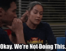 Station 19 Andy Herrera GIF - Station 19 Andy Herrera Okay Were Not Doing This GIFs