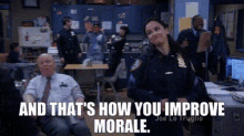 Brooklyn99 Amy Santiago GIF - Brooklyn99 Amy Santiago And Thats How You Improve Morale GIFs