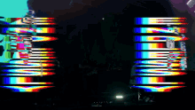 a colorful background with a few letters that say ' e '