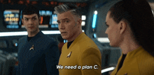 We Need A Plan C Captain Christopher Pike GIF - We Need A Plan C Captain Christopher Pike Anson Mount GIFs