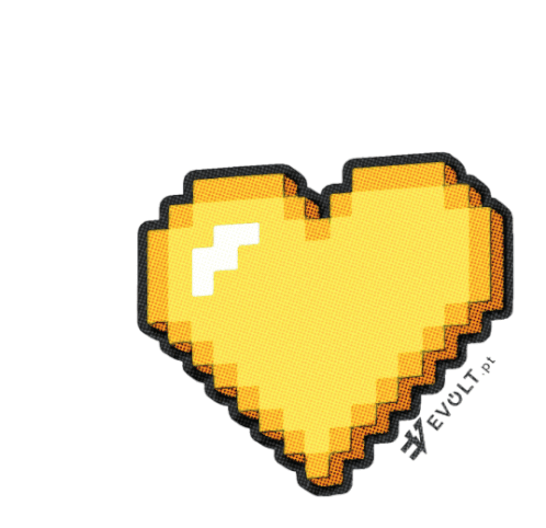 Beating Heart Pixel Heart Sticker - Beating Heart Pixel Heart Heart Stickers