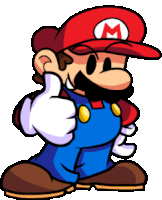 B Pose Maaaaaa Sticker - B Pose Maaaaaa Mario Stickers