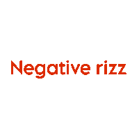 Negative Rizz Sticker - Negative Rizz Stickers
