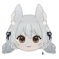 a drawing of a girl with a bunny ear and a bunny tail