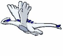 Pokemon Lugia GIF - Pokemon Lugia Flying GIFs
