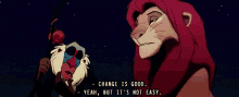 This Doesn’t Change Who You Are. In Fact, It Will Help Build You Into A Better Person. GIF - The Lion King Rafiki Simba GIFs