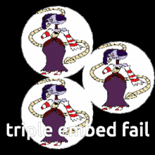 Triple Embed Fail Skullgirls GIF - Triple Embed Fail Embed Fail Skullgirls GIFs
