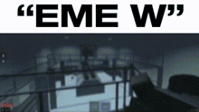 a black and white image with the words " eme w " on the top