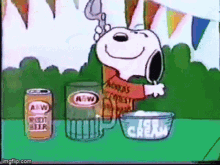 Snoopy Root Beer GIF - Snoopy Root Beer Ice Cream GIFs