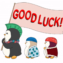 lets go go penguin luck good luck