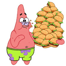 spongebob squarepants patrick patrick starfish burger krabby patty