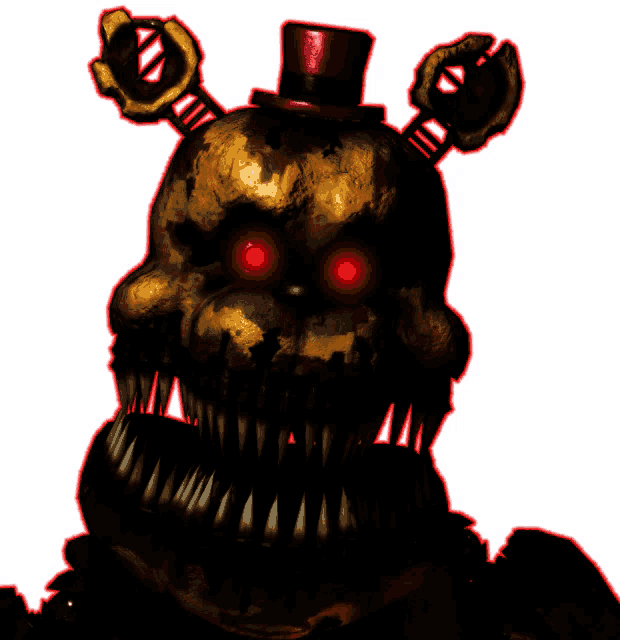 Nightmare Fredbear Fnaf4 Sticker - Nightmare Fredbear Fnaf4